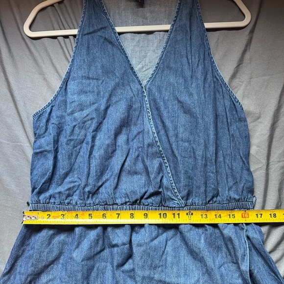 Universal Thread Blue Halter Sundress Denim Size Large - Picture 5 of 7